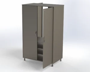 کمد دو طرفه استیل 7 کمد دو طرفه استیل