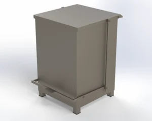 سطل زباله پدالی استیل 7 سطل زباله پدالی استیل