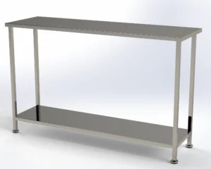 میز اداری استیل دو طبقه