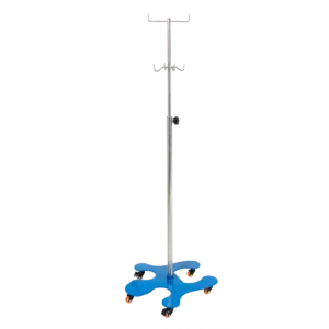 پایه سرم طرح پازل بیمارستانی MT36 | دو شاخه آویز با چرخ‌های ترمزدار