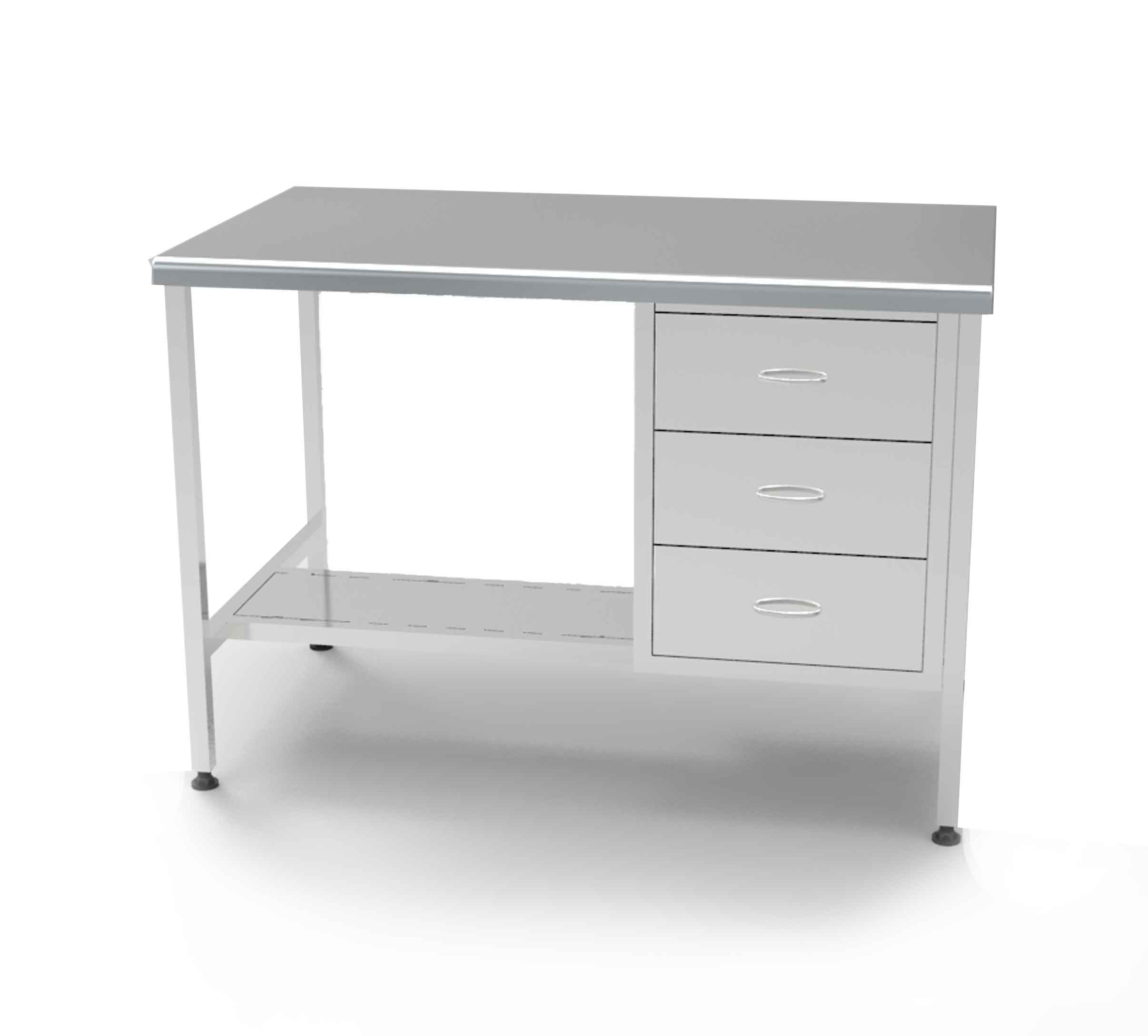 میز استیل بیمارستانی پرفوریت و اداری