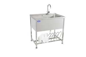 سینک تک لگن استیل با جای چکمه 7 سینک تک لگن استیل با جای چکمه