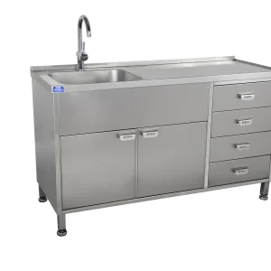 سینک دولگن ساده با کابینت زمینی